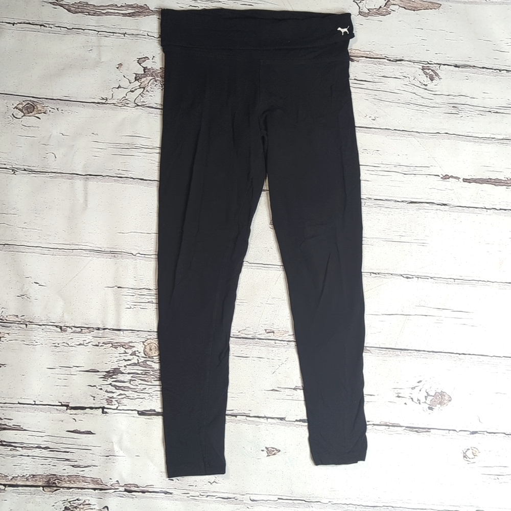 Pink full length yoga pants
